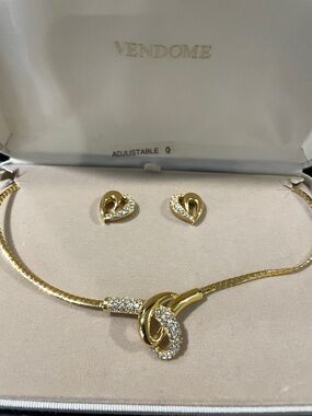 Vintage Vendome Necklace & Earring Set